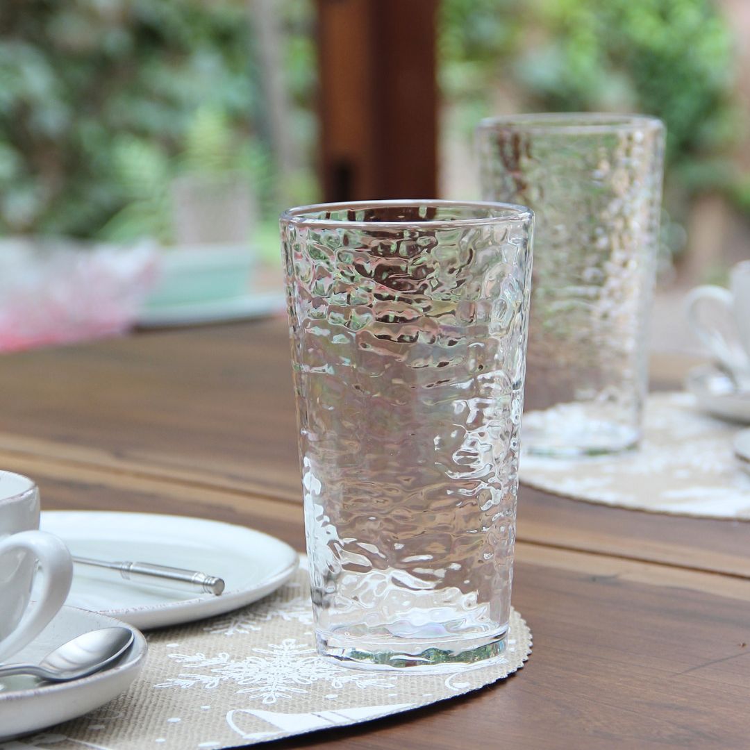 Vaso Acrilico Martele Alto