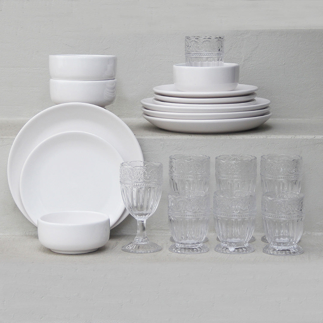 Juego 20 Piezas Daily/Vasos y Copas Versalles