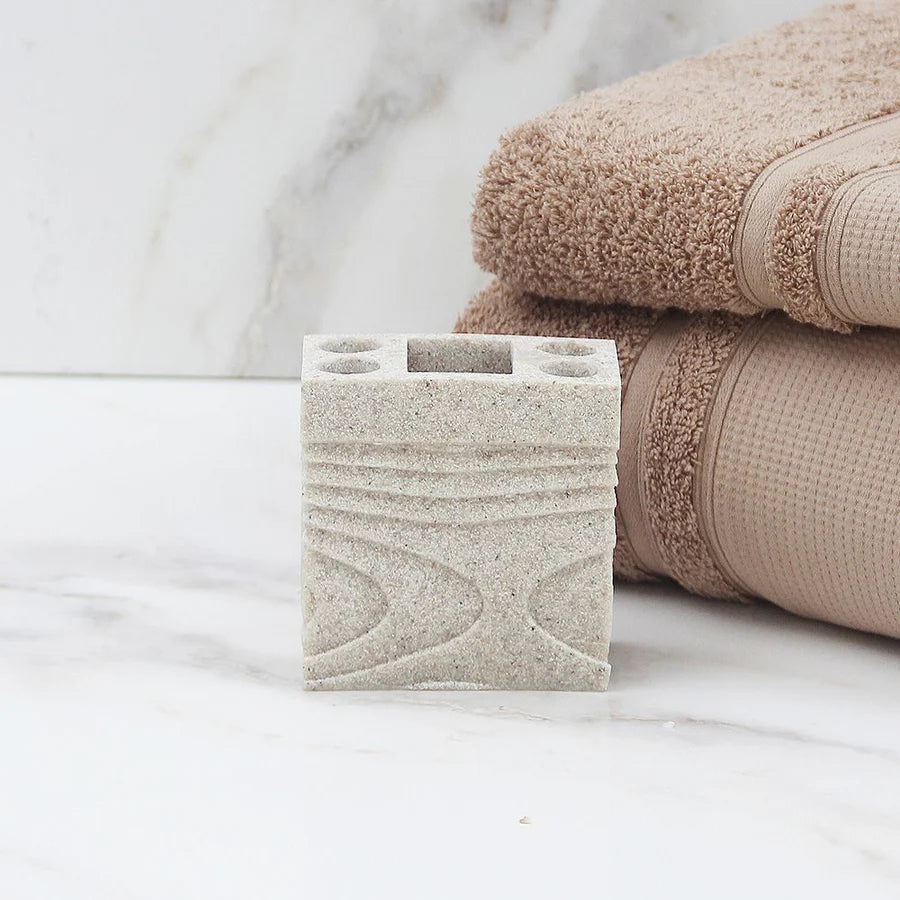 Set 3 Piezas Sand Vaso/Jabonera/PortaPasta