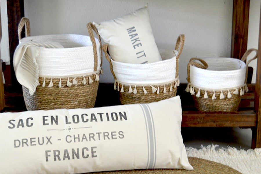 Canasto Uma Mediano Blanco