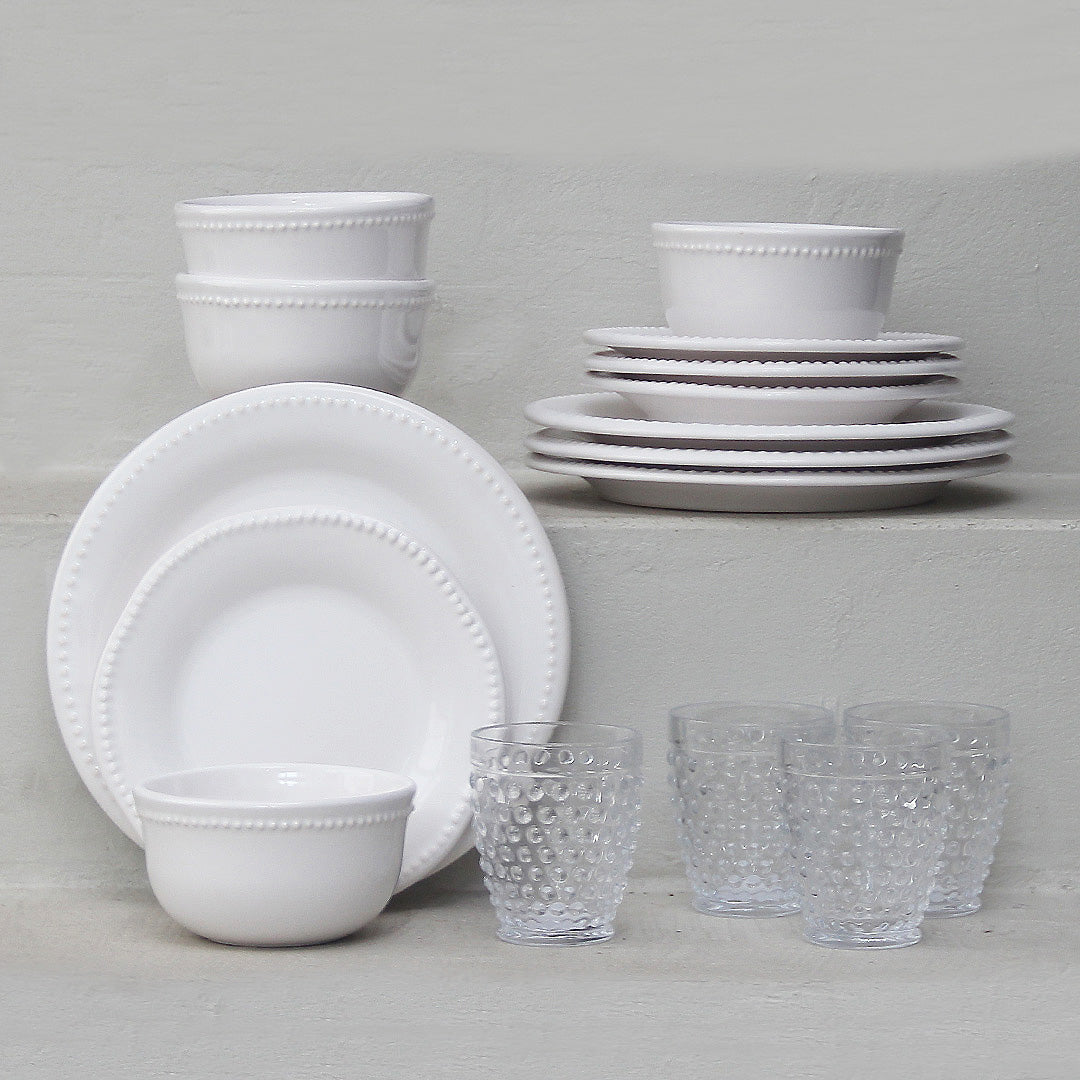 Juego 16 Piezas Queen/Vasos Pelotones