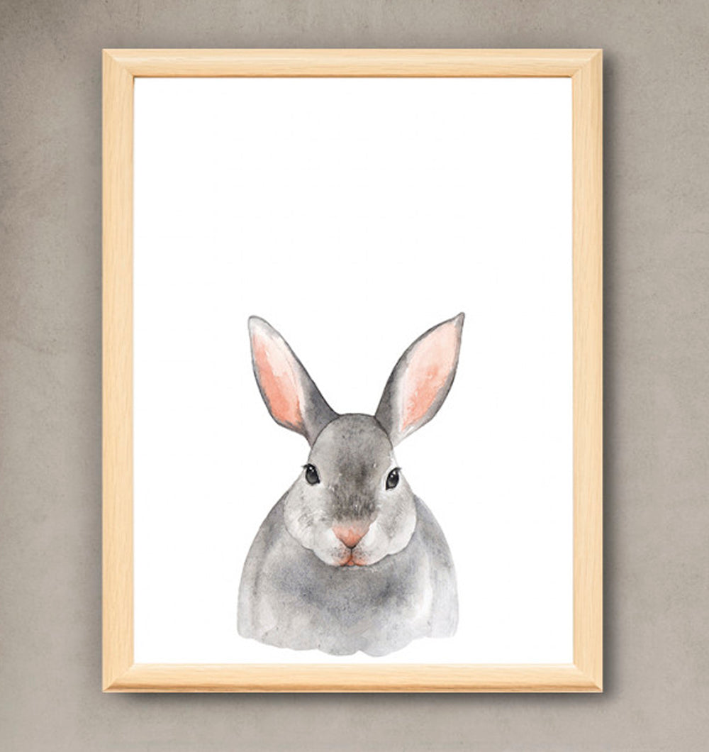 Cuadro Conejo Natural 28 x 35 cm