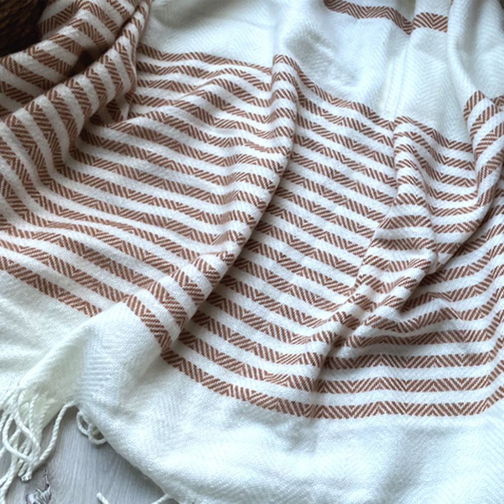 Manta Liguria Beige 140x220 cm