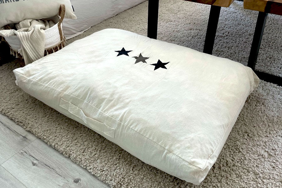 Puff Grande Estrellas Crudo