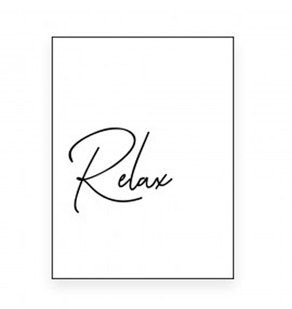 Cuadro Relax Black 30x40