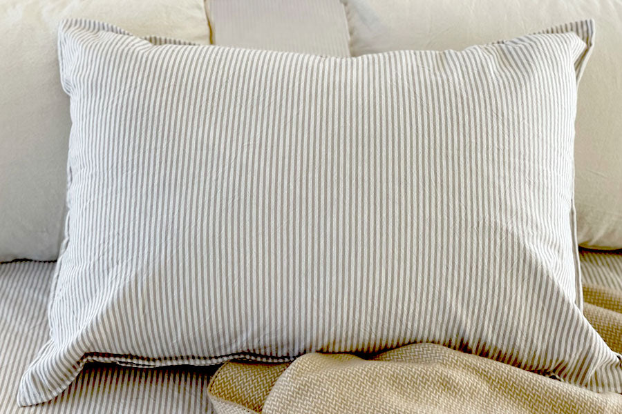 Almohadon Full Stripes Beige 50 x 70 cm