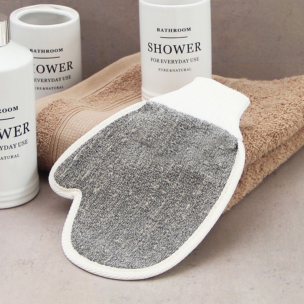 Esponja Guante Natural Gris