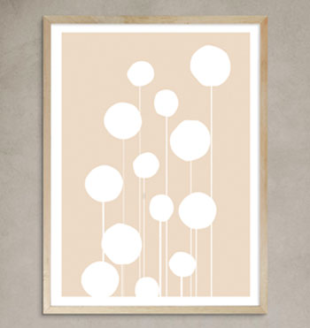 Cuadro Calgary Lunares 60x80 cm