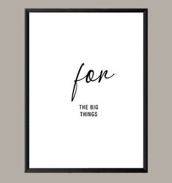 Cuadro Frase FOR 60x80 cm