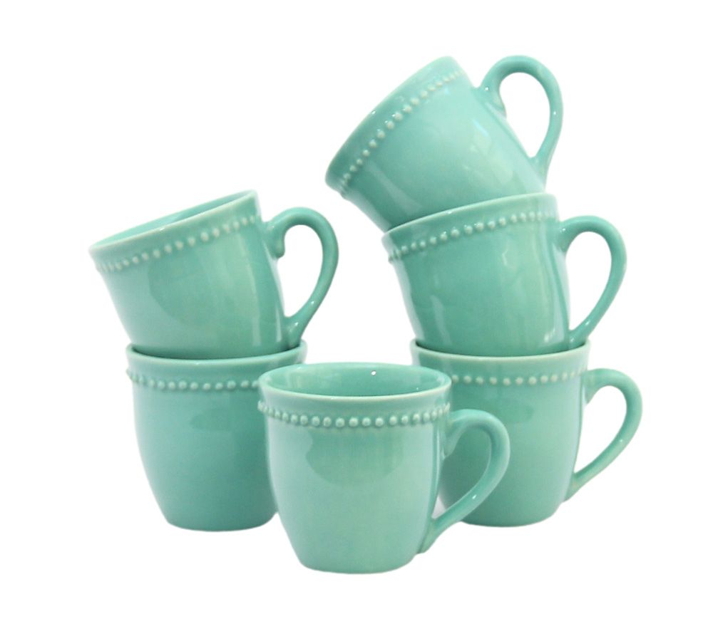 Pack 6 Jarros Queen Menta