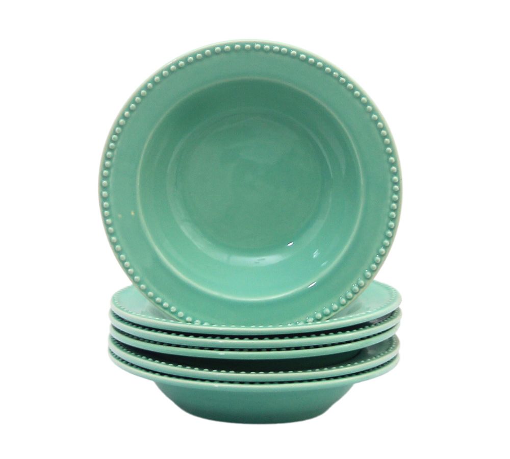 Pack 6 Platos Hondos Menta