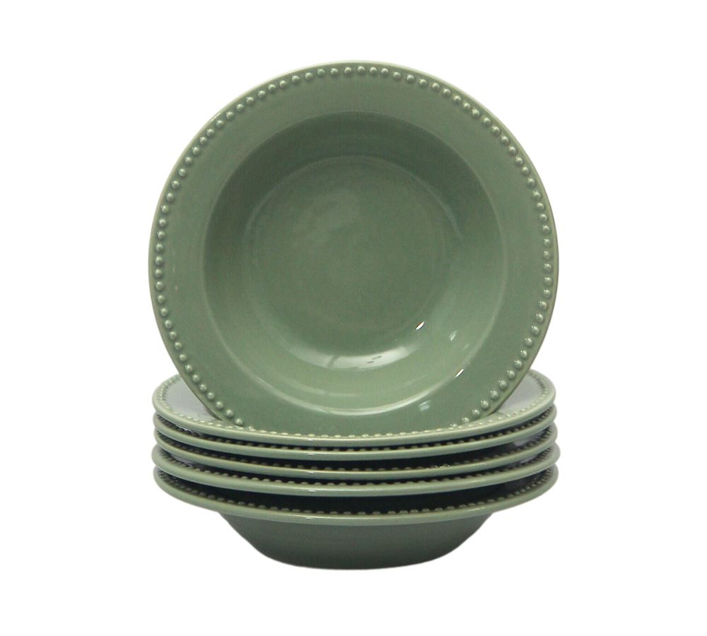 Pack 6 Platos Hondos Verde