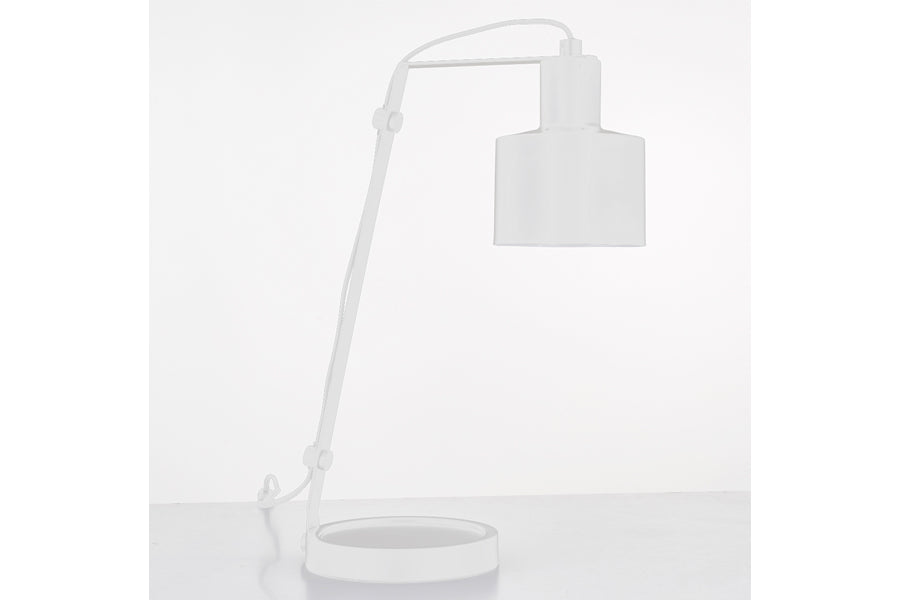 Lámpara de Mesa Hierro Blanco