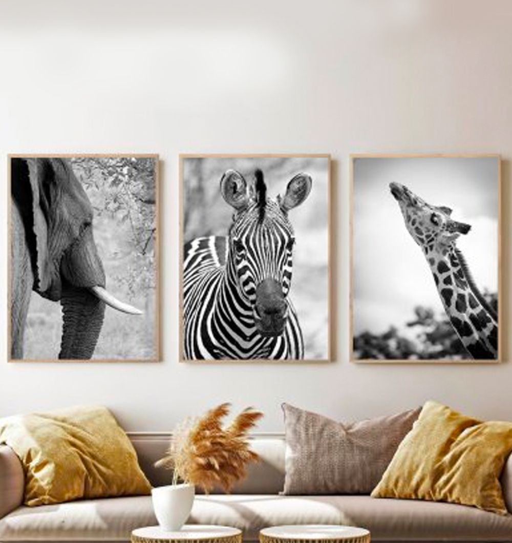 Cuadro Cebra 60x90 cm