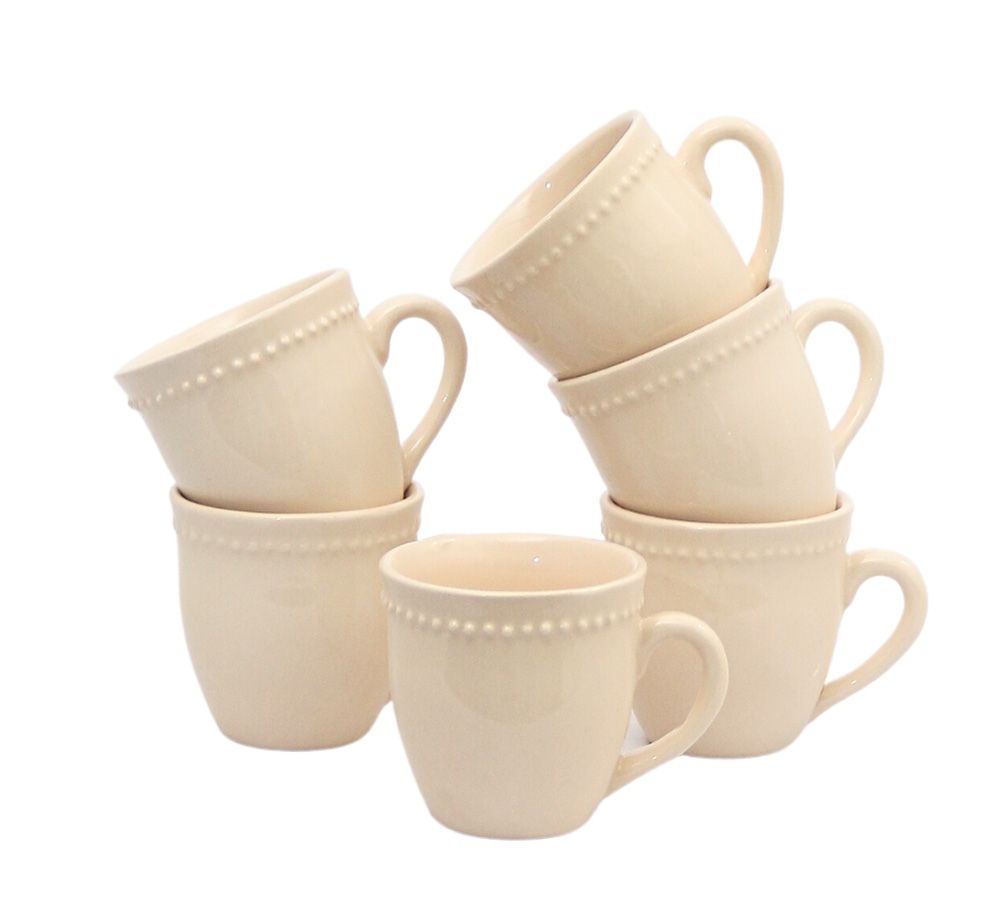 Pack 6 jarros Queen Crema