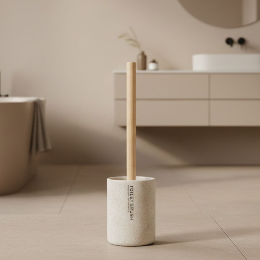 Set de Baño Mira Bamboo x 4 Piezas