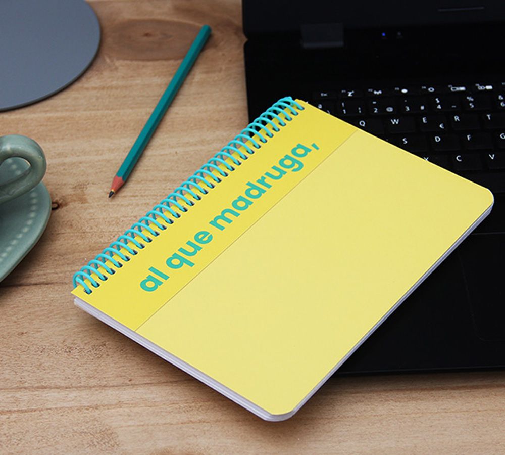 Cuaderno Frase Yellow