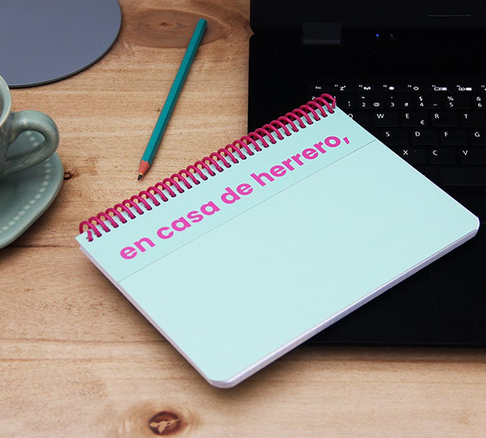 Cuaderno Frase Mint