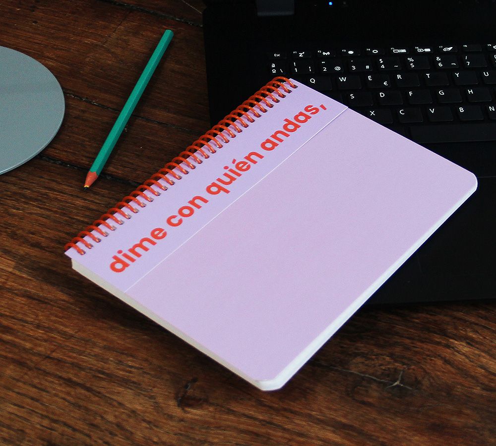 Cuaderno Frase Lilac