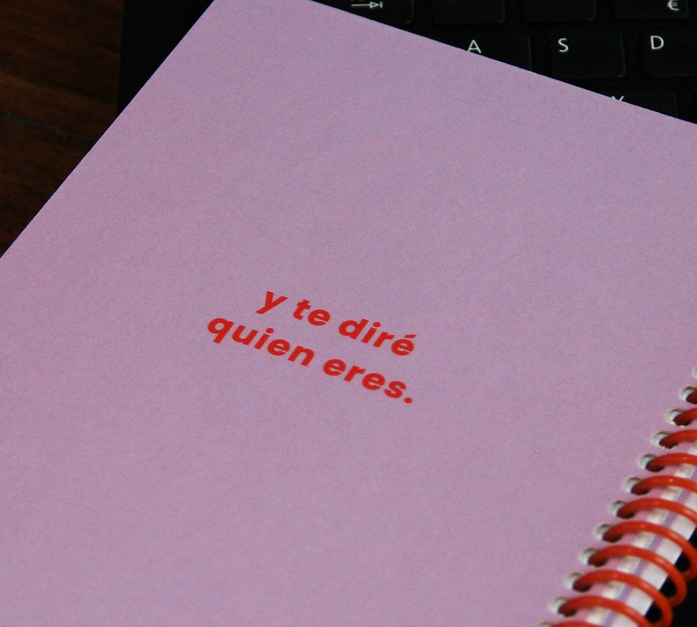 Cuaderno Frase Lilac