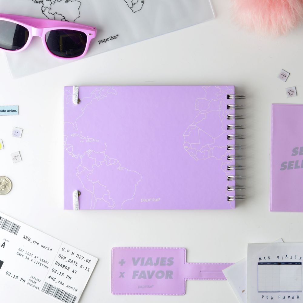 Travel Notebook Lilac