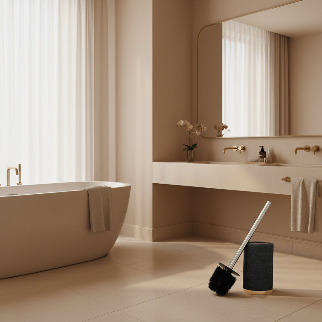 Set de Baño Root Negro x 4 Piezas