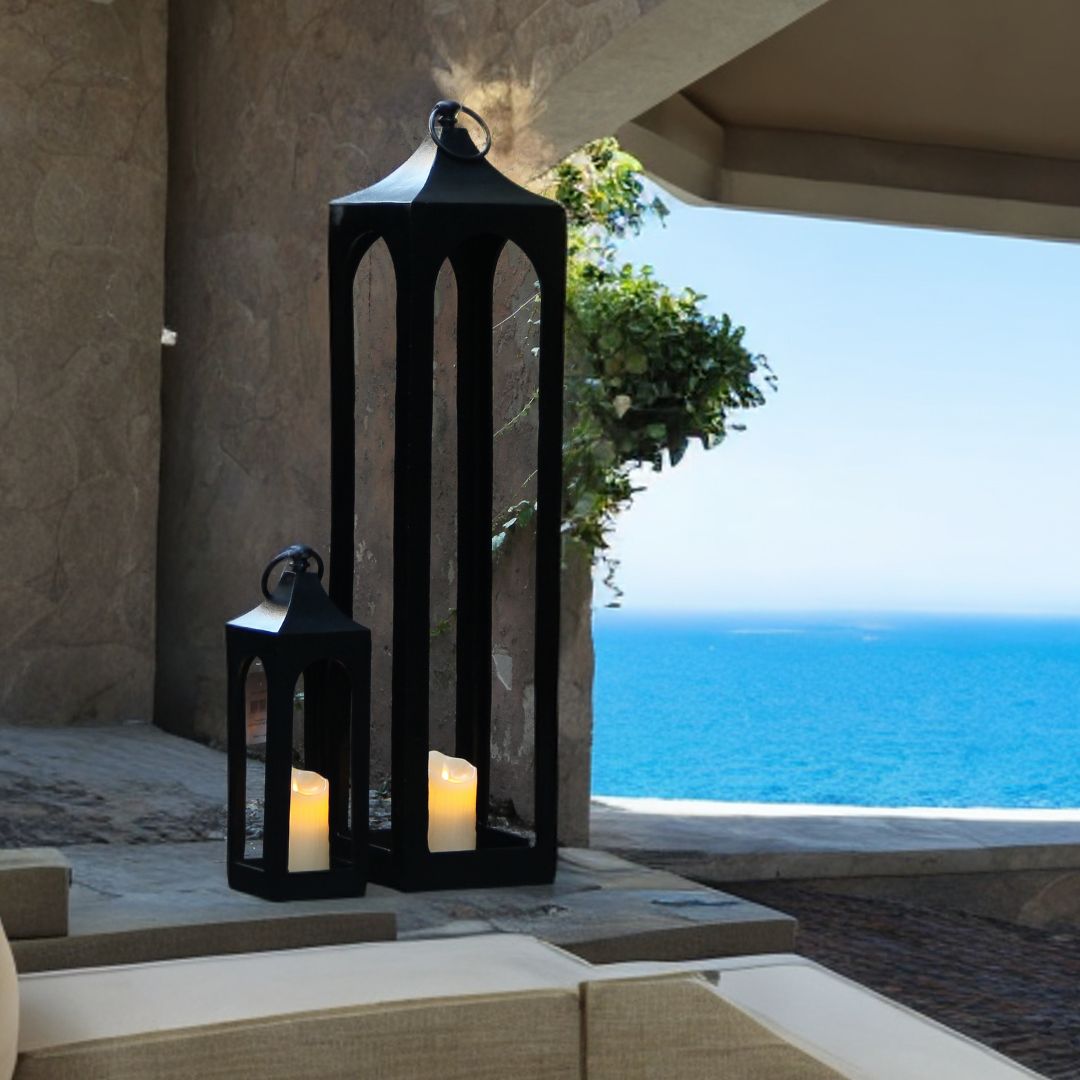 Farol Metal Chico Negro 40 cm