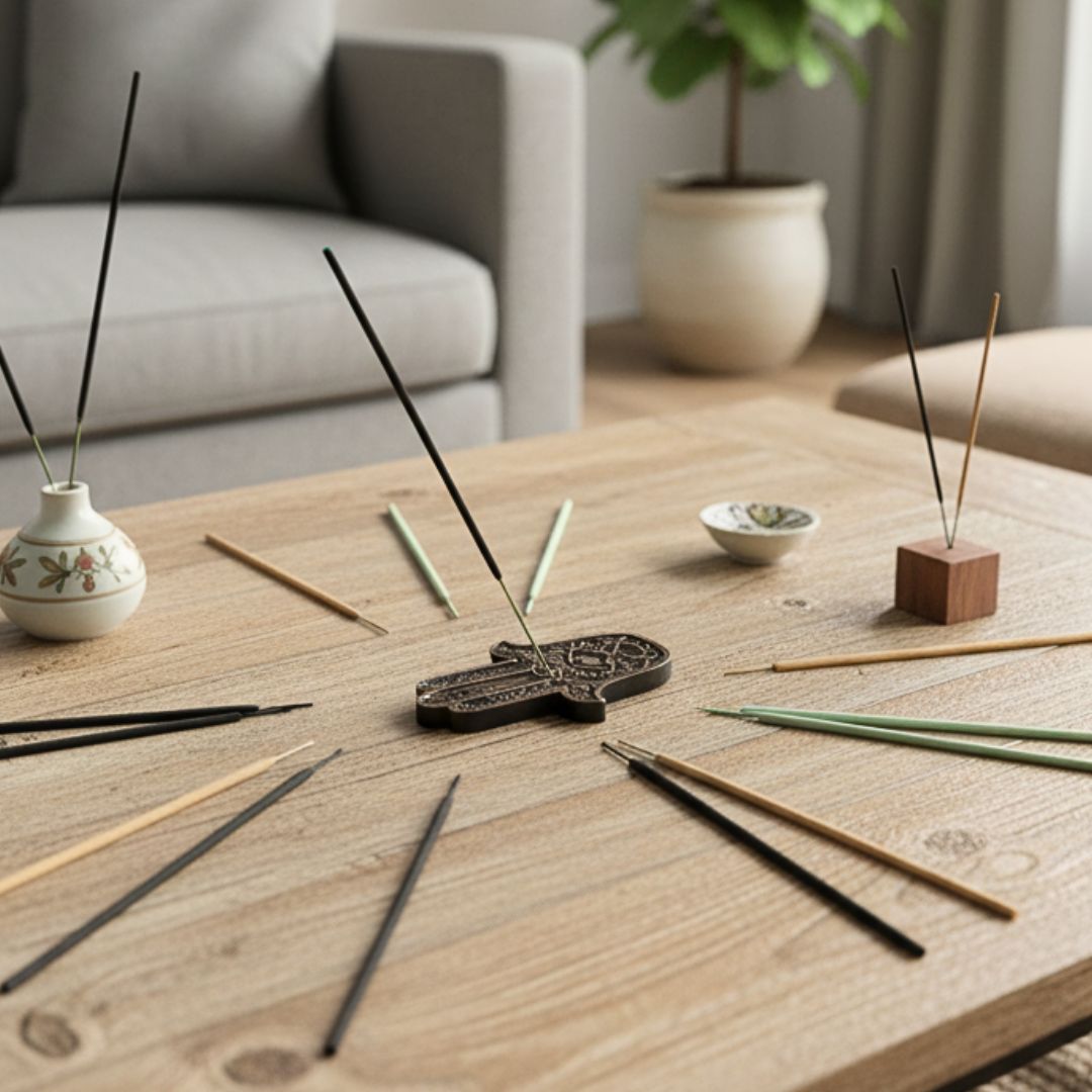 Mano Hamsa porta Sahumerio Cobre