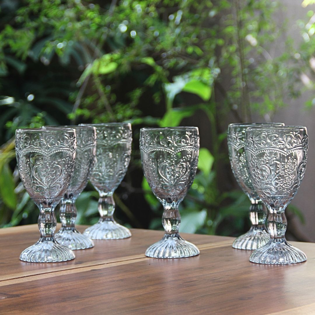 Pack 6 Copas Hampton Blue