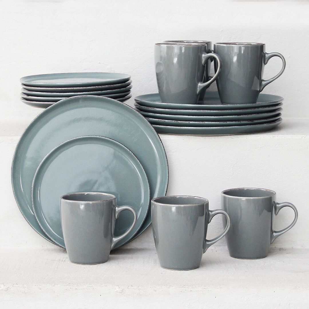 Juego 18 Piezas Positano Green Jarros