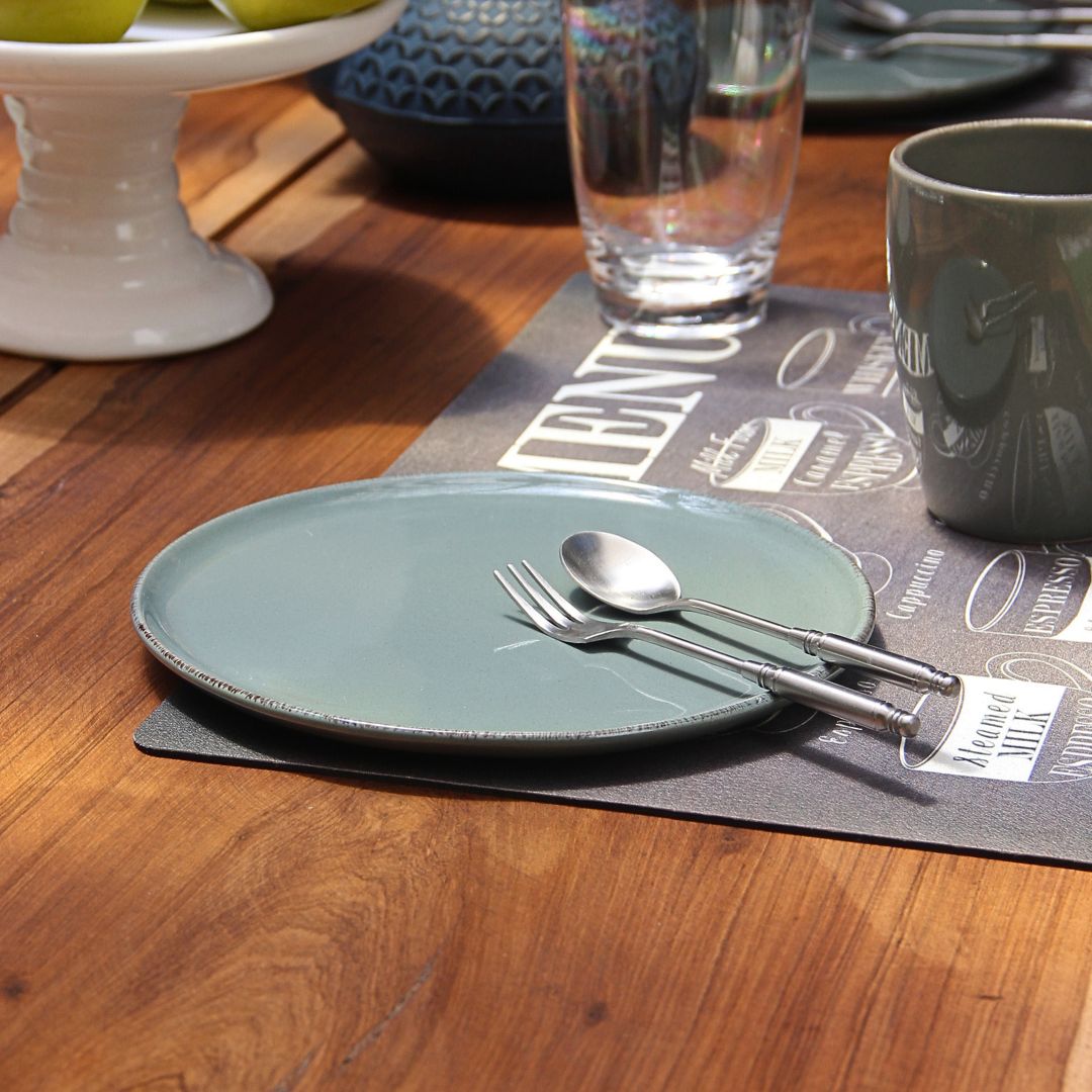 Plato Postre Positano Green