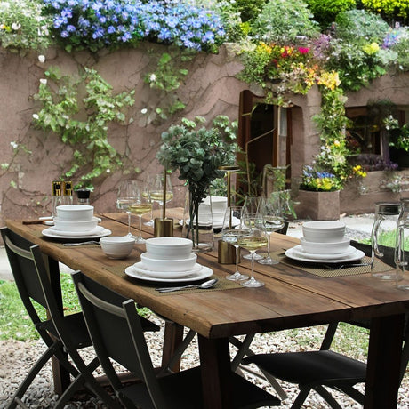 Juego 12 Piezas Lisboa Blanco