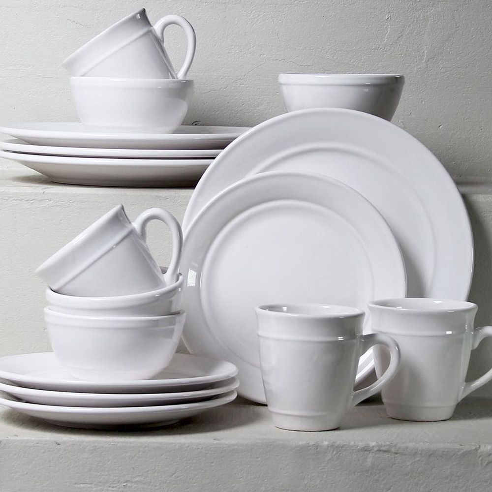 Juego 16 Piezas Lisboa Blanco con Jarro