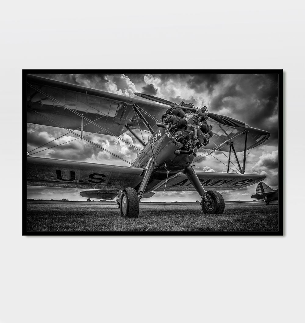 Cuadro Avión US 50x60 cm