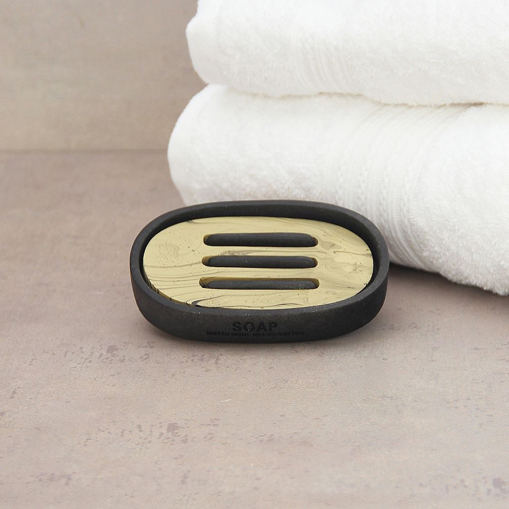 Set de Baño Mira Gray x 3 Piezas