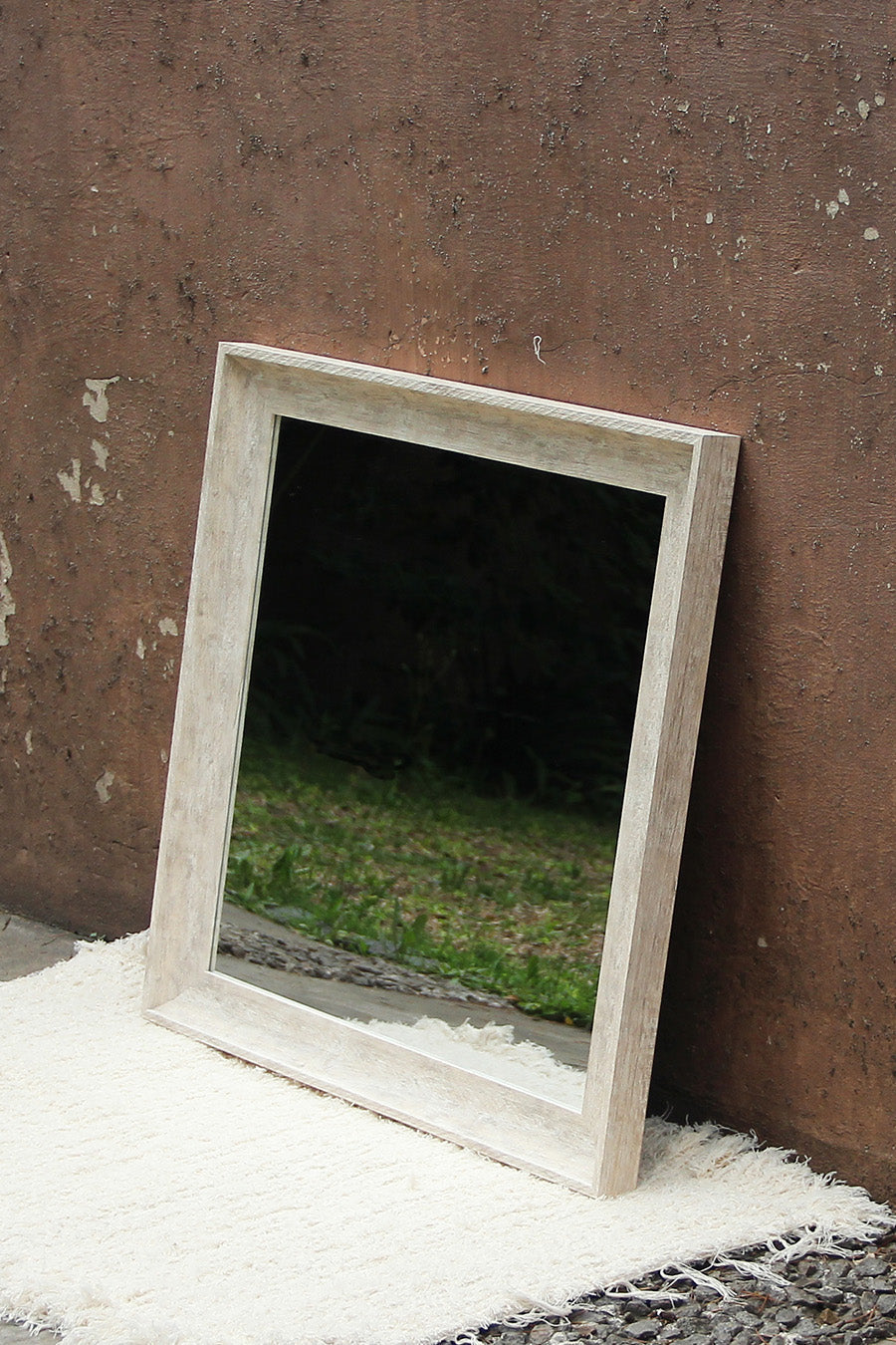 Espejo Vintage Blanco 73x73 cm