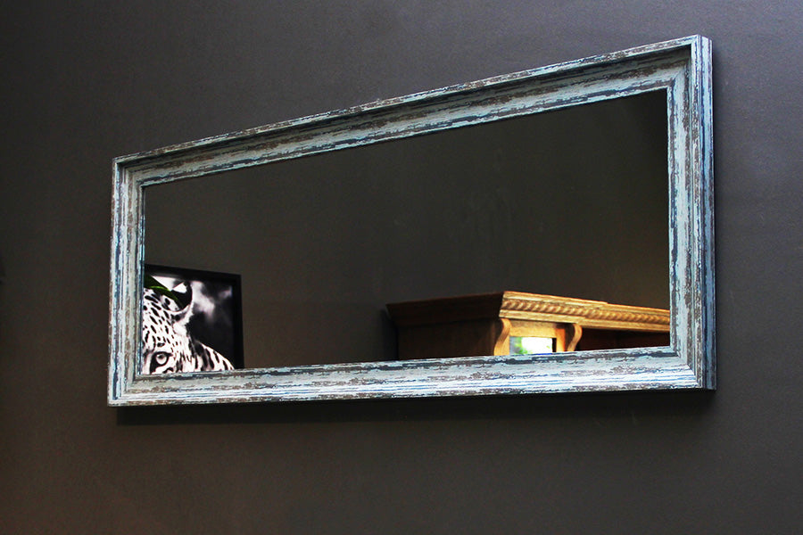 Espejo Vintage Gris 1,32x52 cm