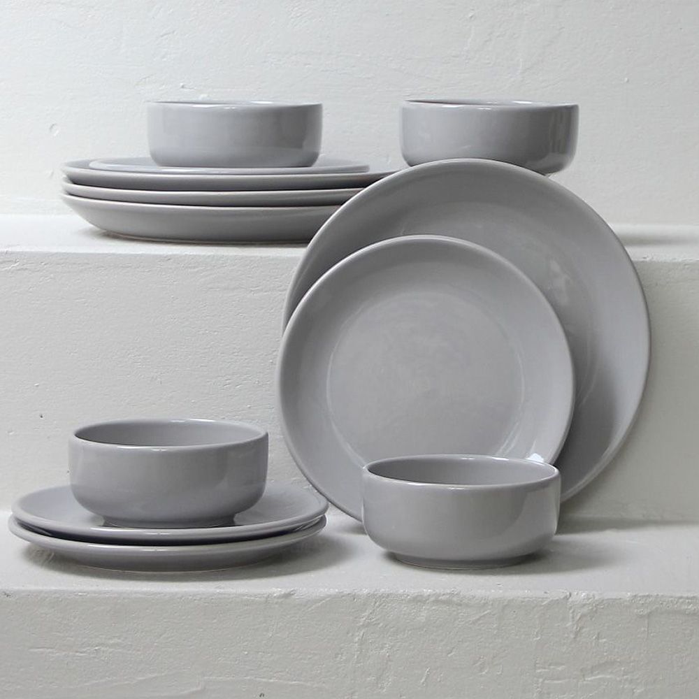 Juego 12 Piezas Daily Gris