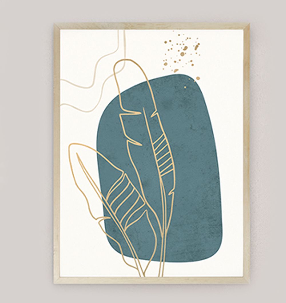 Cuadro Platano Leaf 60x80 cm