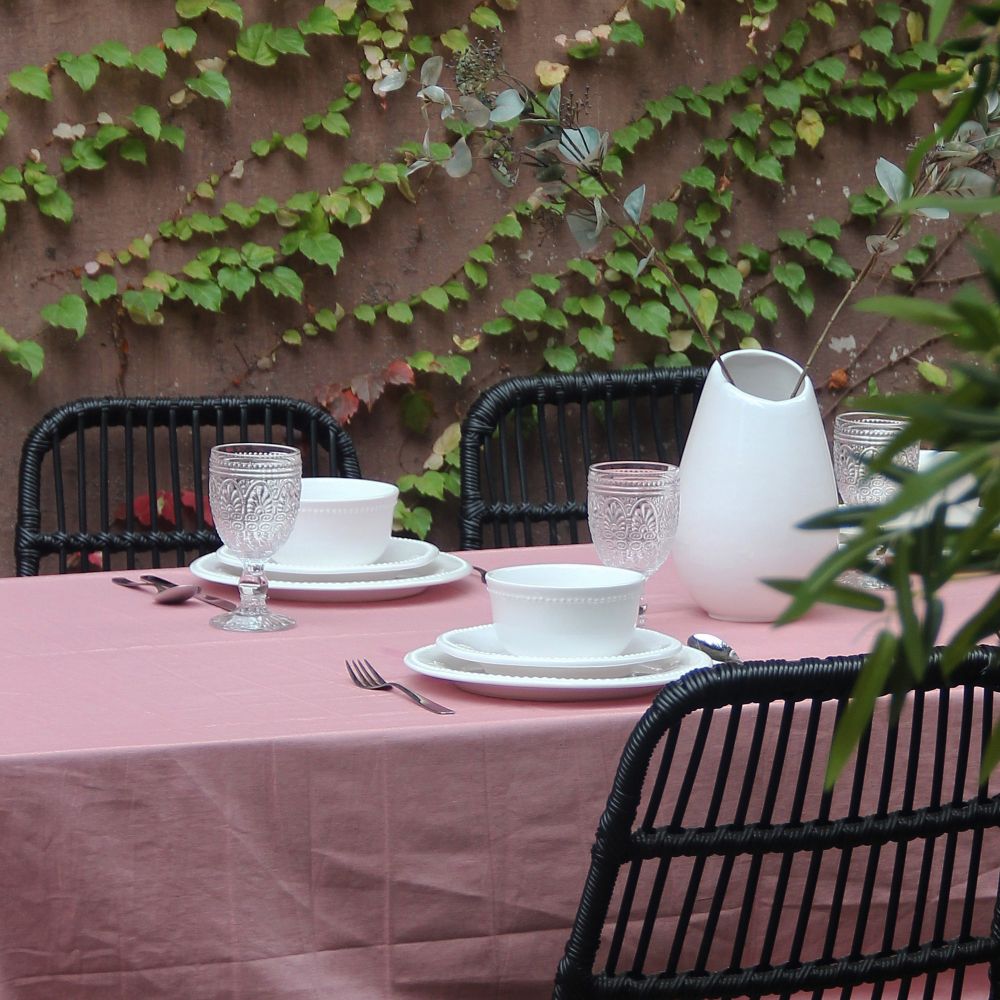 Mantel Rose Tusor 1,60x3,00 mts