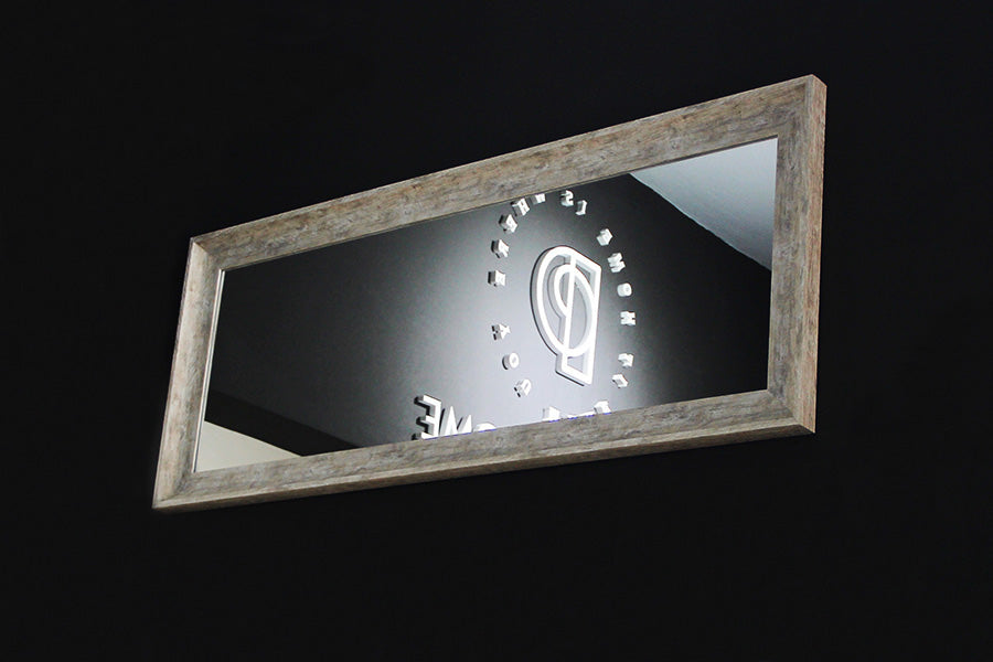 Espejo Madera Vintage Blanco 1,55x62 cm