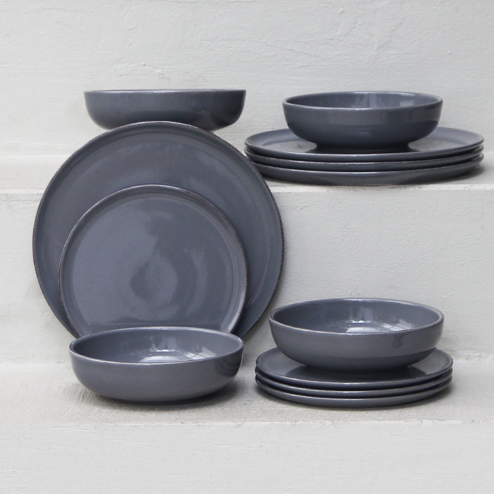 Juego de 12 Piezas Positano Grey
