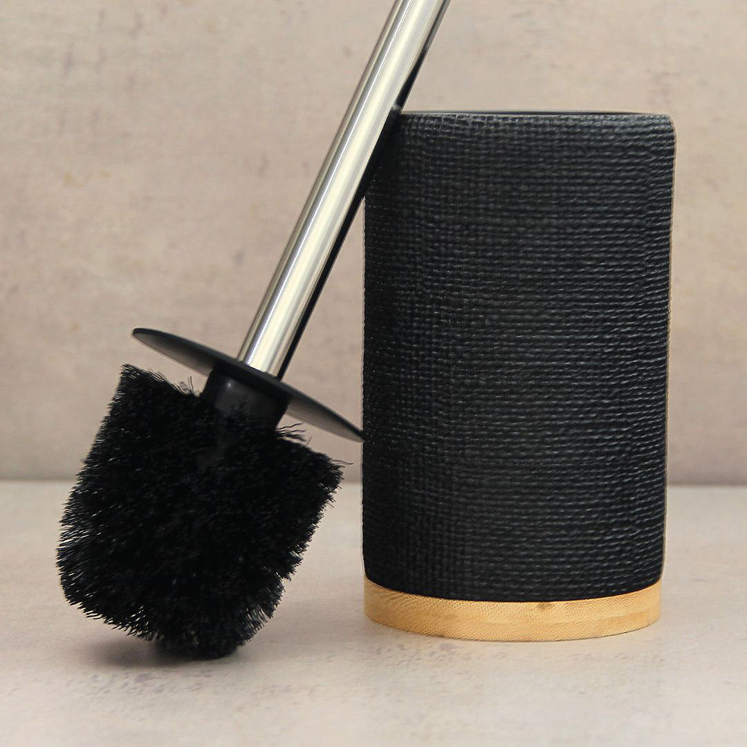 Set de Baño Root Negro x 4 Piezas