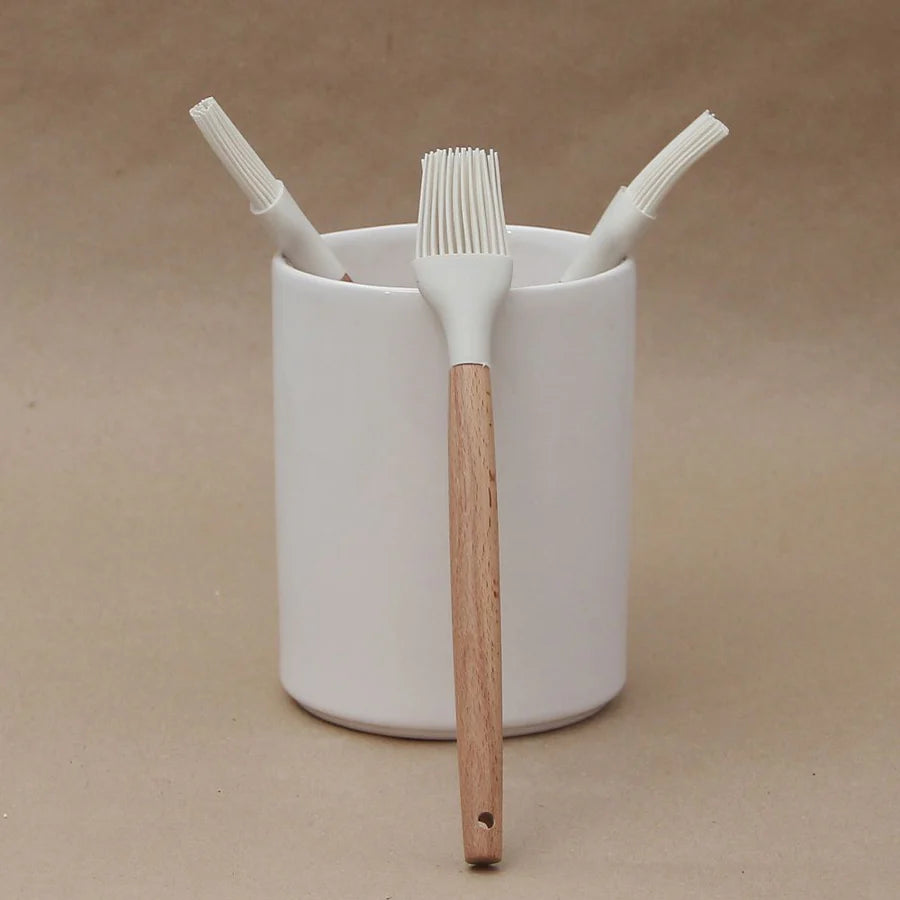 Pack 3 Utensilios Blanco/Pincel/Batidor/Espátula Premium