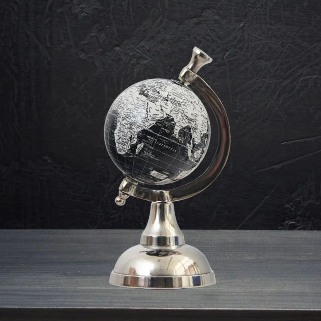 Globo Terraqueo B&W 28 cm