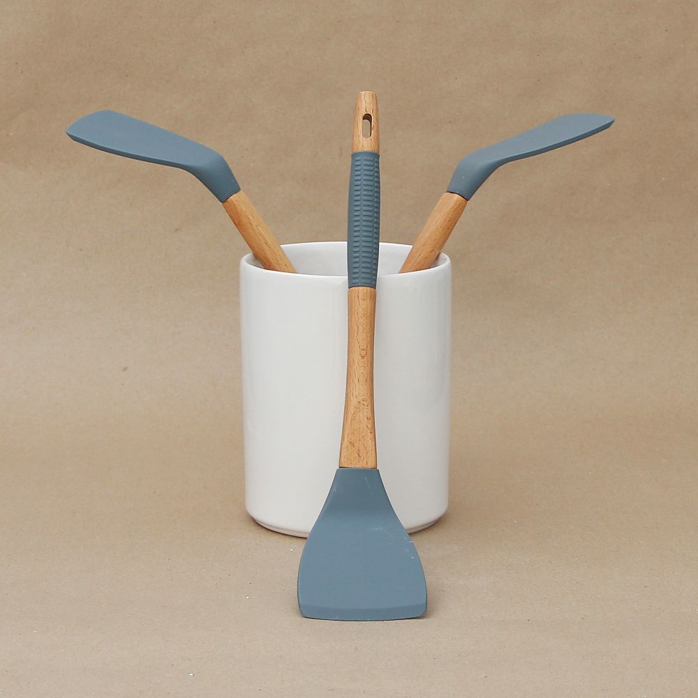 Espátula Silicona Premium Gris 35 cm