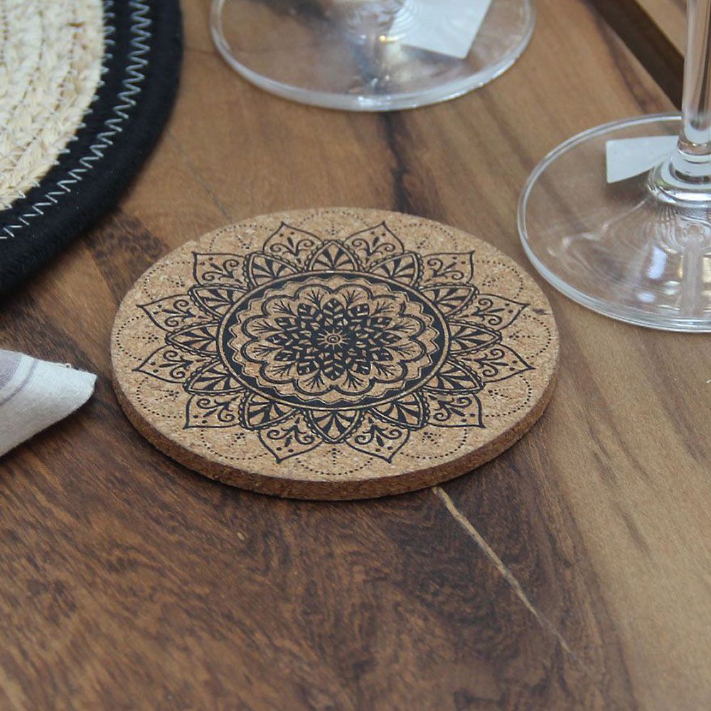 Set x 6 Apoyavasos Mandala 10 cm