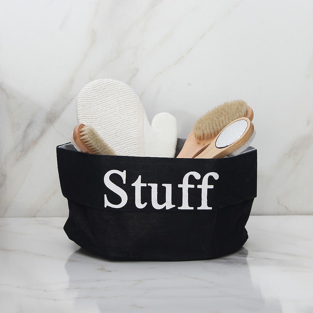 Organizador Stuff Negro 30 x 25 x 15 cm