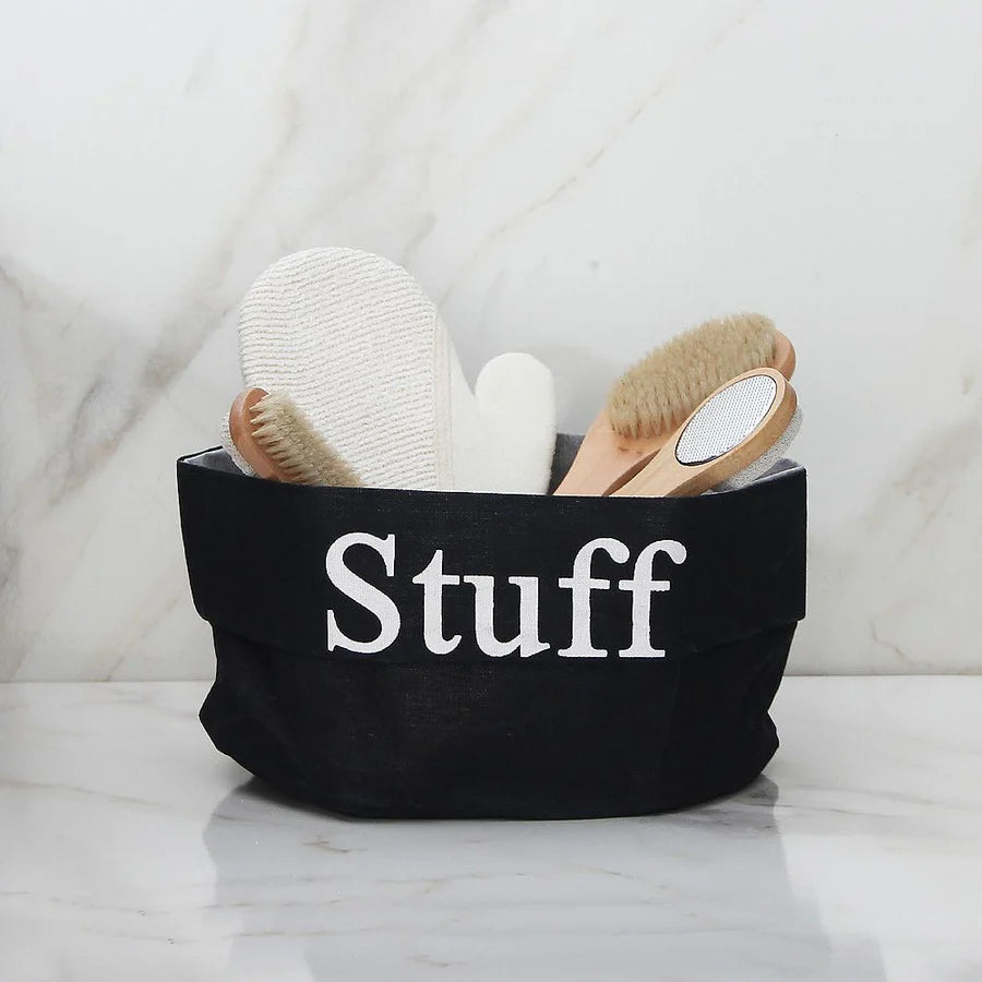 Pack 3 Piezas Organizador Stuff Negro/Esponja XL/Cepillo Foot