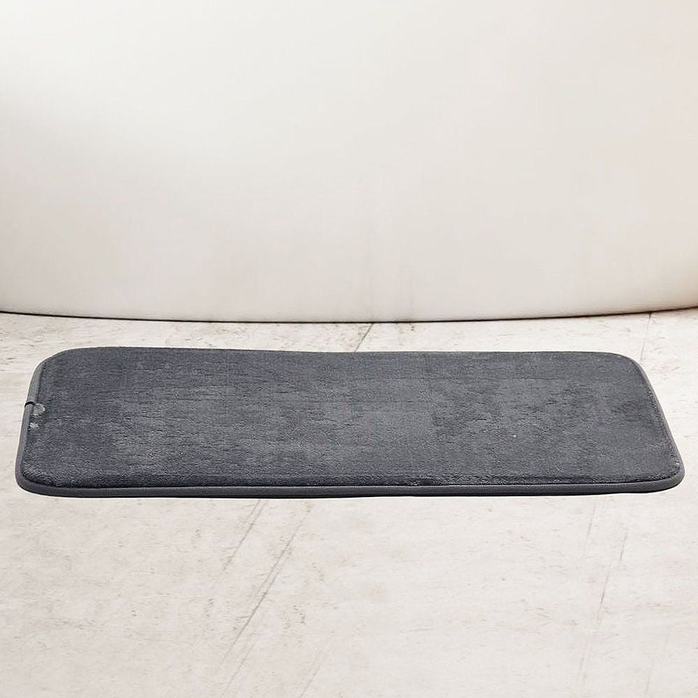 Alfombra de Baño Memory Lisa Gris